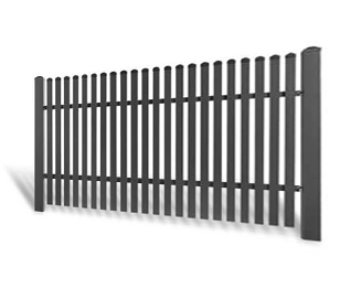 Kovaný plot Samonosná posuvná brána 3000 × 1450 mm, pozinkovaná výplň typ 58.16