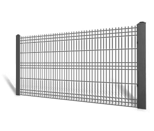 Kovaný plot Samonosná posuvná brána 3000 × 1450 mm, pozinkovaná výplň typ 58.55